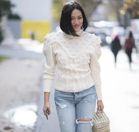 Sweater Paired With Jeans 